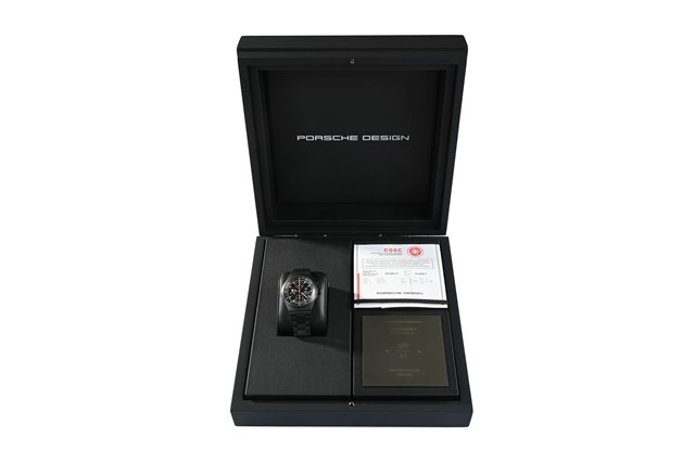 Chronograph 1 – Hodinkee 2024 Edition, Titan, schwarz, automatic, 41mm, limitiert auf 350 Stück