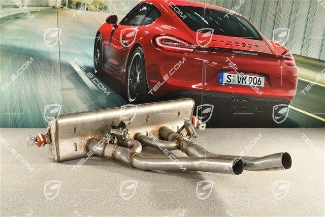 Coupe GTS, Rear silencer / muffler