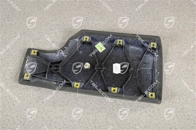 Pokrywa zewnętrzna konsoli środkowej, Skóra/Alcantara, Czarna