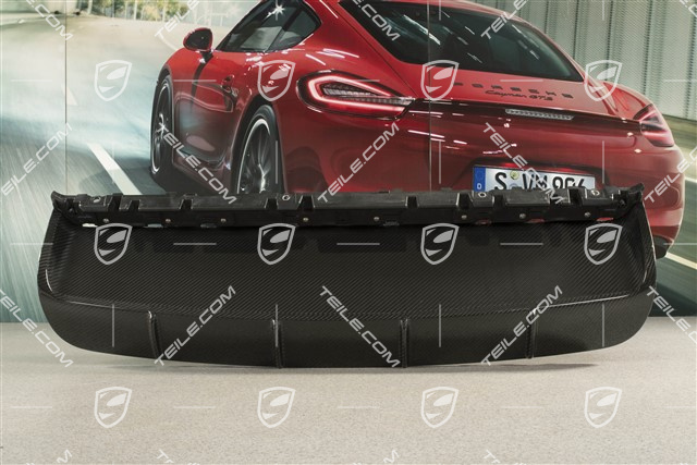 Sport Design, Rear bumper lower cover / diffuser, Carbon