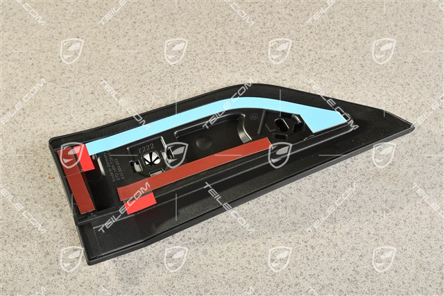 Abdeckung, Schwellerblende, Hinten, Schwarzmatt, L