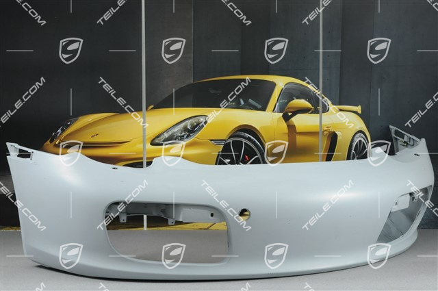Front bumper, with headlight washer system