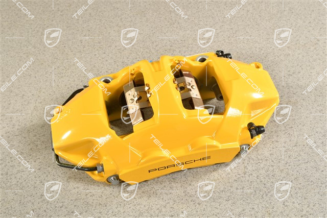 GT4 / GT4RS, Zacisk tylny PCCB / hamulce ceramiczne, żółty, L