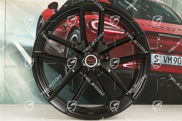20" Felge "Macan S" 10J x 20 ET19, in Schwarz seidenmatt