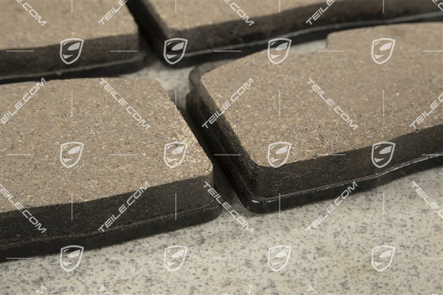 Komplet klocków hamulcowych, 17", czarny zacisk