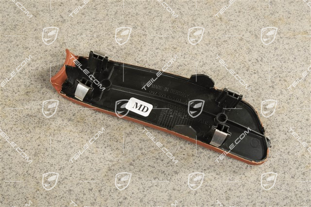 Osłona, tunelu środkowego, skóra, czerwona