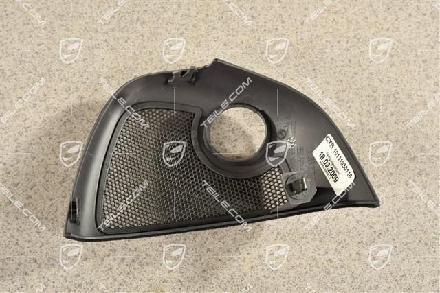 Osłona zamka Hardtop, Space grey, L