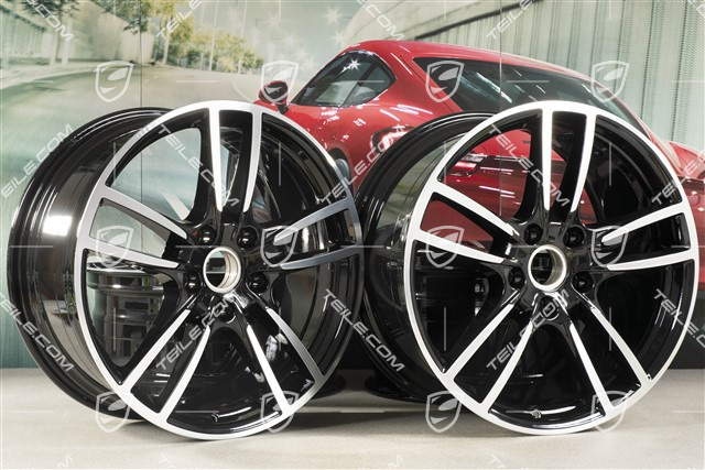 20-inch Cayenne Sport COUPE Design wheel rim set, 10,5J x 20 ET55 + 9J x 20 ET50, Exclusiv