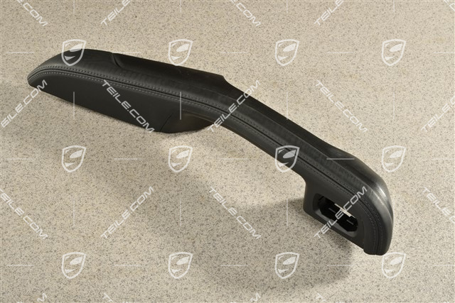 Armlehne, Türverkleidung, Hinten, Leder Schwarz, R