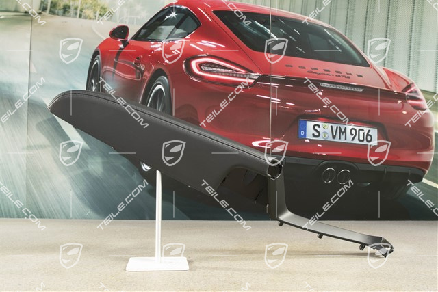 Abdeckblende, Armlehne, Tuer hinten, Schwarz, R