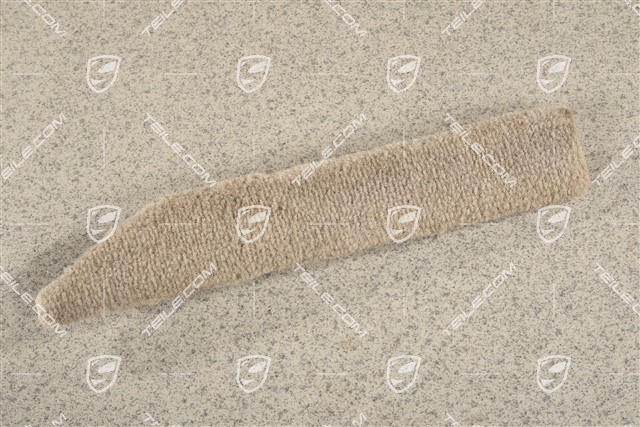 Centre console / tunnel cover, front part, cloth, Graphite grey, R