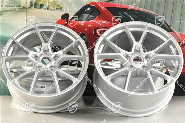20-inch Cayenne S wheel rim set, 10,5J x 20 ET55 + 9J x 20 ET50