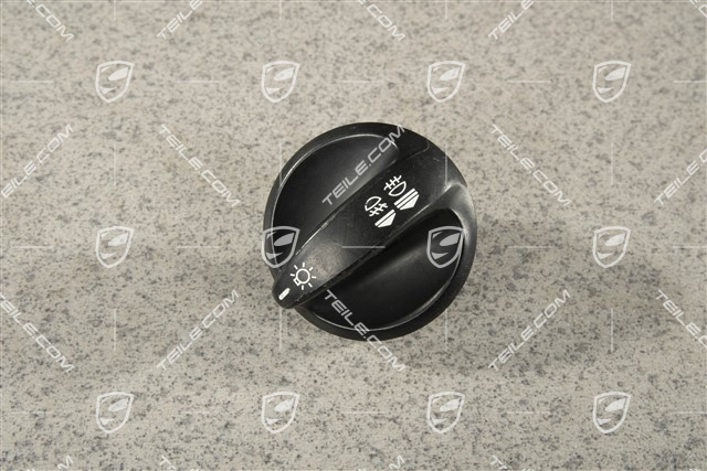 Pokrętło przełącznika świateł, czarny mat