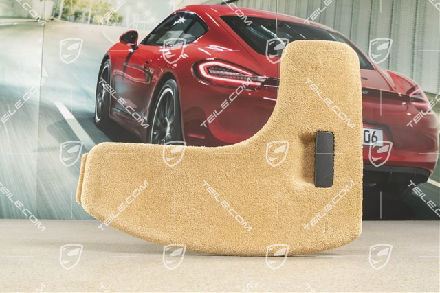 Osłona, Tapicerka bagażnika, perłowy welur, Sand beige, R