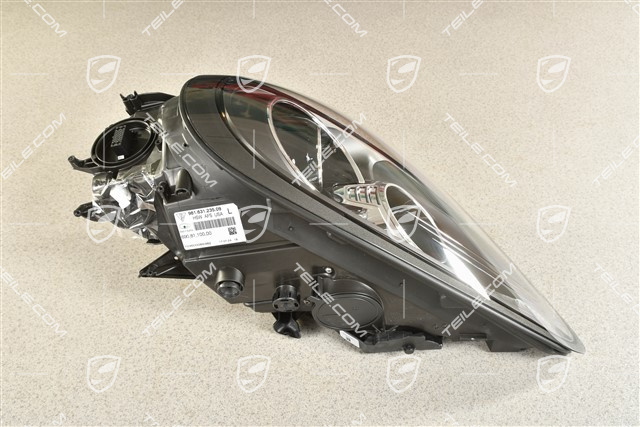 Xenon headlight with curve light, without control unit and xenon bulb, L