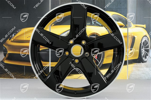 21" Felge Cayenne Sport Classic, 10J x 21 ET50, schwarz hochglanz