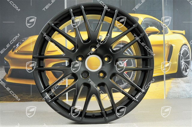 20" Komplet felg RS Spyder / GTS, 9,5J x 20 ET47, czarny satynowy półmat