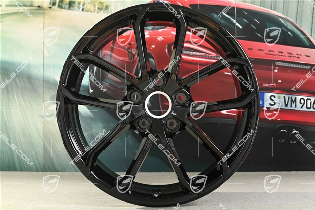 20" SPYDER Felge, 8,5J x 20 ET57, schwarz hochglanz