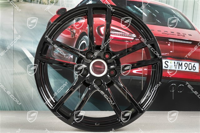 20" Felga Cayenne Sport, 10,5J x 20 ET55, czarny wysoki połysk