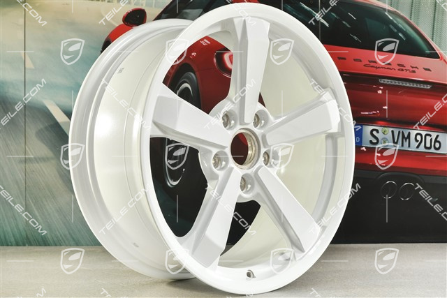 19+20" wheel rim set Dakar, rims: front 8J x 19 ET38 + rear 11,5J x 20 ET68, white