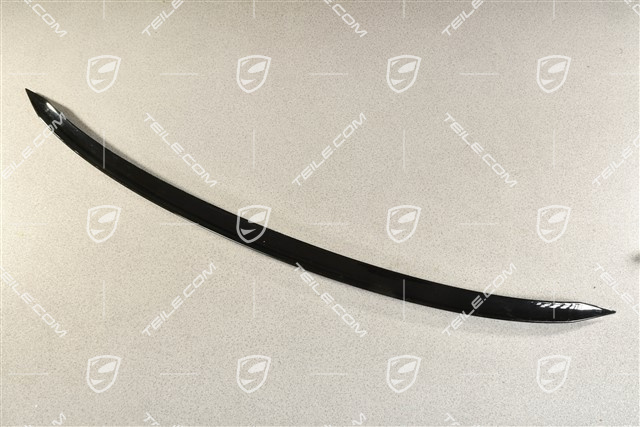 Rear spoiler, Tear-off edge for rear spoiler, Coupe, Black glossy