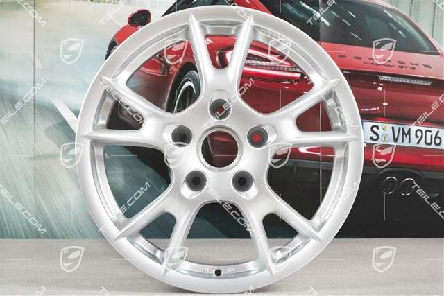 17" Komplet felg Boxster II, 6,5J x 17 ET55 + 8J x 17 ET40