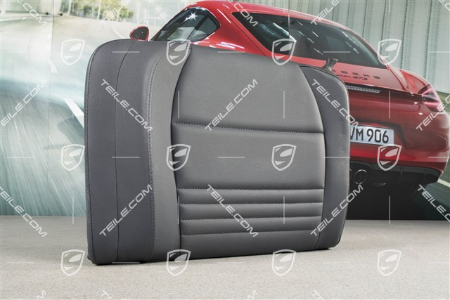 Oparcie tylnego siedzenia, Skóropodobne, Niebieskie, Coupe, L