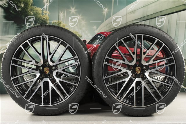 21" koła letnie, komplet, Turbo Design, felgi 9,5J x 21 ET27 + 10J x 21 ET19 + NOWE opony letnie Michelin 265/40 R21 + 295/35 R21, z czujnikami ciśnienia