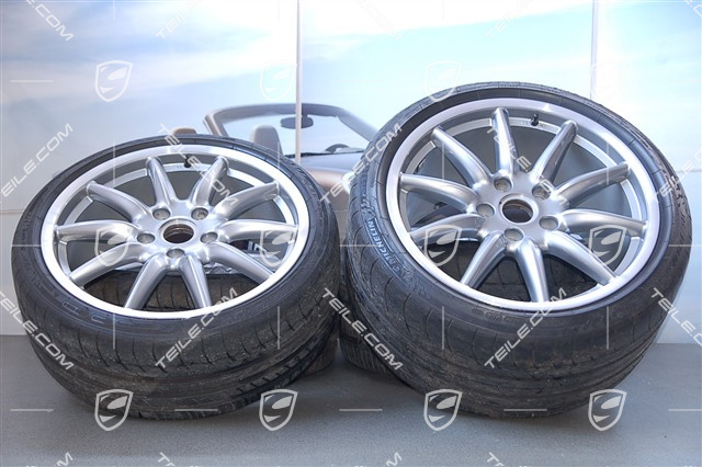 19" Komplet kół letnich Carrera Sport, 8,5J x 19 ET55 + 11,5J x 19 ET67 + NOWE opony letnie 235/35 ZR19 + 305/30 ZR19