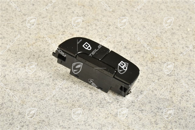 Central locking switch, Gloss black, R