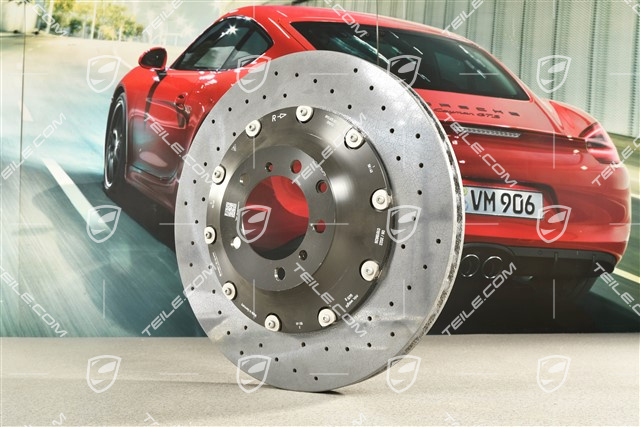 PCCB Ceramic brake disc, rear, R (slightly damaged)
