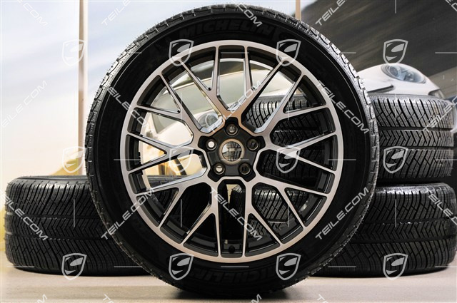 20" "RS Spyder Design" koła zimowe, komplet, felgi 9J x 20 ET26 + 10J x 20 ET19, opony zimowe Michelin 265/45 R 20 + 295/40 R 20, z czujnikami ciśnien