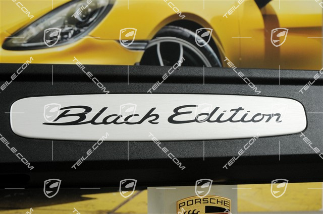 Einstiegleiste / Schwellerblende, Schriftzug "Black Edition", R