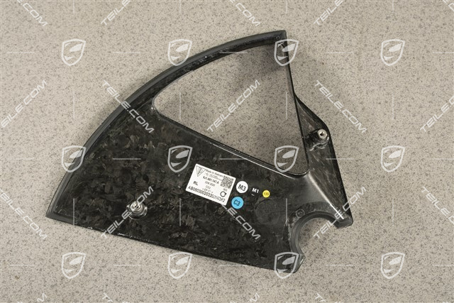 21 cali Taycan Exclusive Design blenda / kołpak carbon, tylny, L