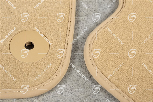 Fussmatten Satz, Velours, Luxorbeige