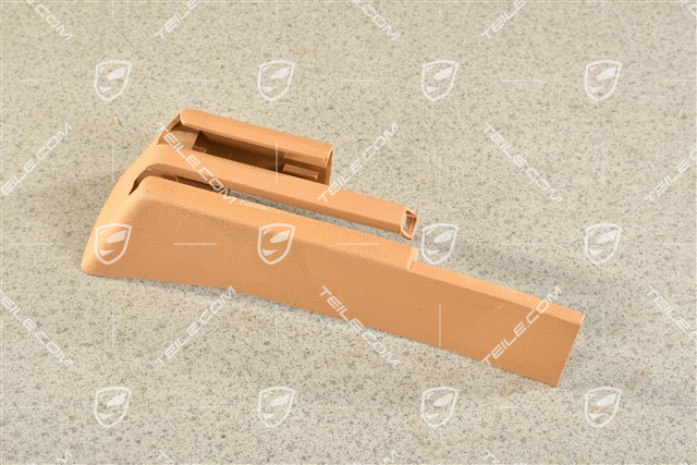 Obudowa szyny  fotela przedniego, tylna, beżowa