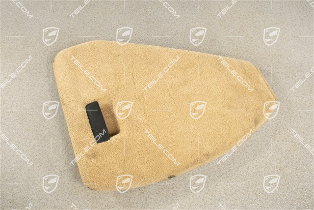 Deckel, Seitenwandverkleidung, Teppich / Perlvelours, Sandbeige, L