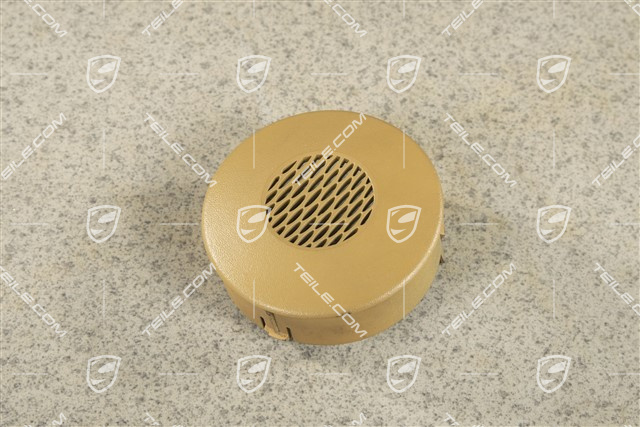 Dashboard side vent, cover / trim / rosette, Savannah Beige