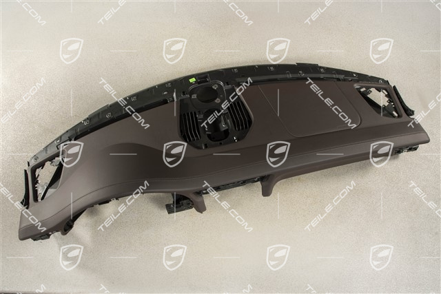 Dashboard trim, upper part, leather Espresso