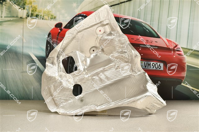 Heat shield, rear, R