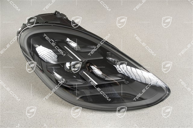 LED-Matrix reflektory, zestaw, PDLS, czarne, L+R