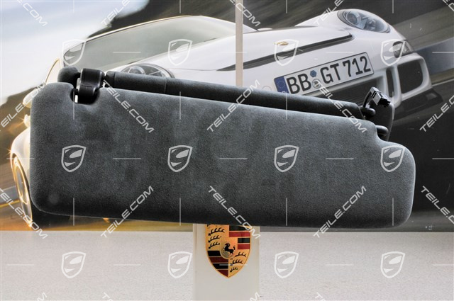 Sonnenblende Alcantara, Panorama Dach, Schwarz, L