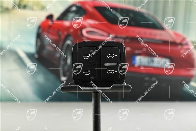 Tow hitch switch, Air suspension with leveling system, Black matte