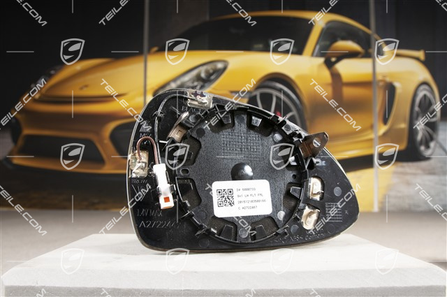 Szkło lusterka, automatycznie ściemniane, pamięć, płaskie, L