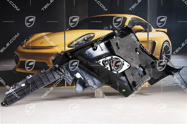 Seitenwandverkleidung, hinten, Kunstleder, Schwarz, Coupe, R