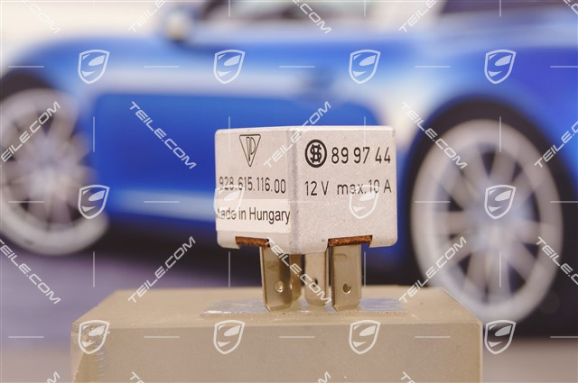 Pop-up front headlight / window opener relay