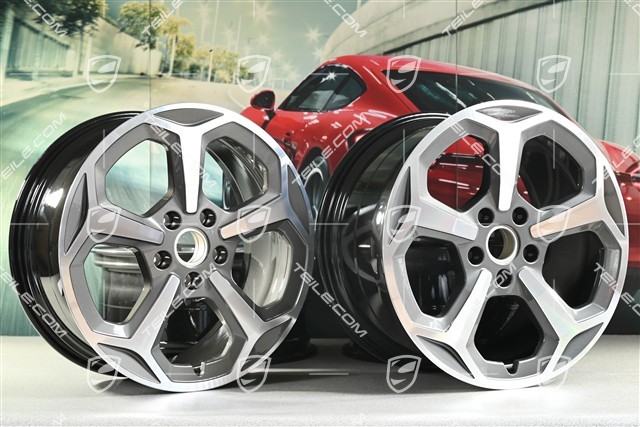 20" Taycan Offroad Design Felgensatz, 9J x 20 ET54 + 11J x 20 ET60
