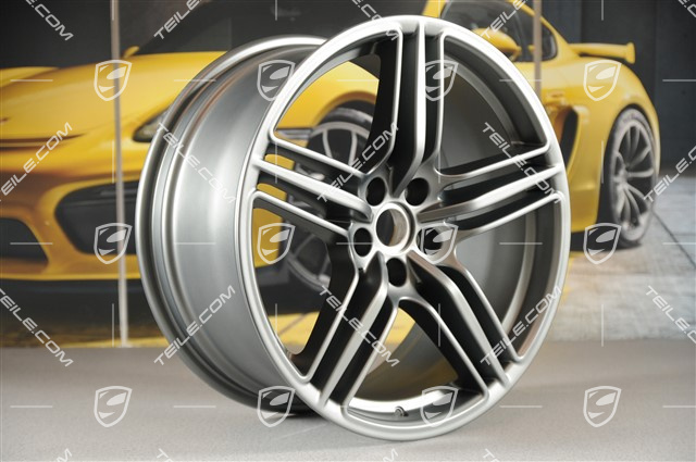 19" Felga Macan Design, 9J x 19 ET21, platinum satynowy mat