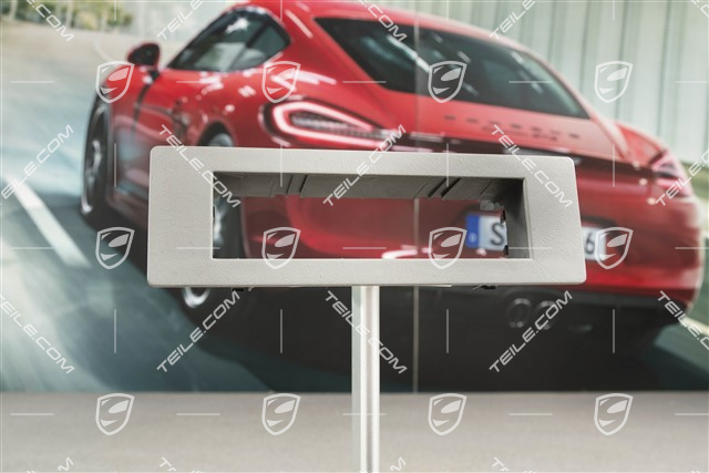 Frame for heating and air condition, Leather, Graphite grey