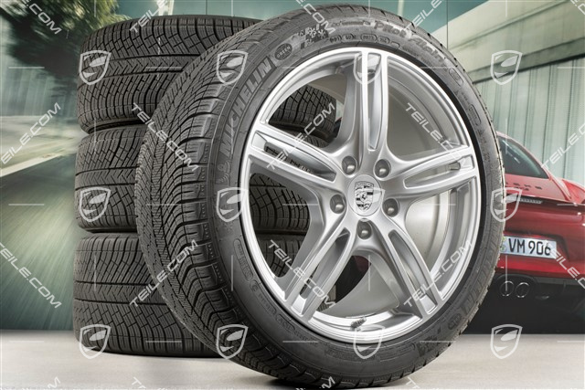 20" Koła zimowe "Panamera Turbo", felgi 9,5 J x 20 ET71 + 10,5 J x 20 ET71 + opony zimowe Michelin Pilot Alpin 4 275/40 R20 + 315/35 R20